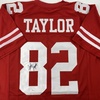 image:imageAutographedSigned John Taylor San Francisco Red Football Jersey JSA COA