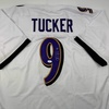 image:imageAutographedSigned Justin Tucker Baltimore White Football Jersey JSA COA