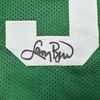 image:imageAutographedSigned Larry Bird Boston Green Basketball Jersey PSADNA COA