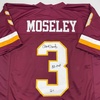 image:imageAutographedSigned Mark Moseley 82 MVP Washington Burgundy Football Jersey Beckett BAS COA