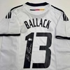 image:imageAutographedSigned Michael Ballack Germany White Soccer World Cup Jersey Beckett BAS COA