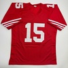 image:imageAutographedSigned Michael Crabtree San Francisco Red Football Jersey Beckett BAS COA