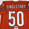 image:imageAutographedSigned Mike Singletary HOF 98 Chicago Orange Football Jersey JSA COA