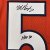 image:imageAutographedSigned Mike Singletary HOF 98 Chicago Orange Football Jersey JSA COA