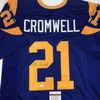 image:imageAutographedSigned Nolan Cromwell Los Angeles LA Blue Football Jersey JSA COA