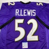 image:imageAutographedSigned Ray Lewis Baltimore Purple Football Jersey PSADNA COA