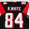 image:imageAutographedSigned Roddy White Atlanta Black Football Jersey Beckett BAS COA