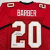image:imageAutographedSigned Ronde Barber HOF 23 Tampa Bay Red Football Jersey Beckett BAS COA
