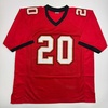 image:imageAutographedSigned Ronde Barber HOF 23 Tampa Bay Red Football Jersey Beckett BAS COA