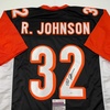 image:imageAutographedSigned Rudi Johnson Cincinnati Black Football Jersey JSA COA