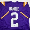 image:imageAutographedSigned Rueben Randle LSU Purple College Football Jersey Beckett BAS COA