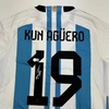 image:imageAutographedSigned Sergio Kun Aguero Argentina Blue Soccer Futbol Jersey Beckett BAS COA