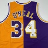 image:imageAutographedSigned Shaquille Shaq ONeal Los Angeles LA Split Basketball Jersey Beckett BAS COA