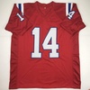 image:imageAutographedSigned Steve Grogan New England Red Football Jersey JSA COA