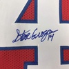 image:imageAutographedSigned Steve Grogan New England Red Football Jersey JSA COA