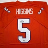 image:imageAutographedSigned Tee Higgins Clemson Orange College Football Jersey JSA COA