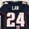 image:imageAutographedSigned Ty Law New England Blue Football Jersey JSA COA