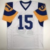 image:imageAutographedSigned Vince Ferragamo Los Angeles LA White Football Jersey JSA COA