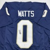 image:imageAutographedSigned Xavier Watts Notre Dame Blue College Football Jersey JSA COA