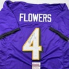 image:imageAutographedSigned Zay Flowers Baltimore Purple Football Jersey JSA COA