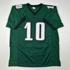 image:imageFacsimile Autographed DeSean Jackson Philadelphia Green Reprint Laser Auto Football Jersey Size Mens XL