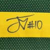 image:imageFramed AutographedSigned Jordan Love 35x39 Green Bay Color Rush Football Jersey Beckett BAS COA