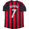 image:imageAutographedSigned Andriy Shevchenko AC Milan RedBlack Soccer Futbol Jersey Beckett BAS COA