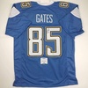 image:imageAutographedSigned Antonio Gates Los Angeles LA Powder Blue Football Jersey Beckett BAS COA