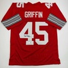 image:imageAutographedSigned Archie Griffin Ohio State Red College Football Jersey Beckett BAS COA