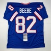 image:imageAutographedSigned Don Beebe Buffalo Blue Football Jersey JSA COA