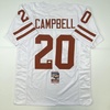 image:imageAutographedSigned Earl Campbell Texas White College Football Jersey JSA COA