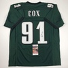 image:imageAutographedSigned Fletcher Cox Philadelphia Green Football Jersey JSA COA