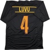 image:imageAutographedSigned Frankie Luvu Washington Black Football Jersey Beckett BAS COA