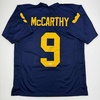 image:imageAutographedSigned JJ JJ McCarthy Michigan Blue College Football Jersey Beckett BAS COA