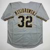 image:imageAutographedSigned Jacob Misiorowski Milwaukee Grey Baseball Jersey JSA COA