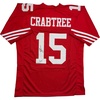 image:imageAutographedSigned Michael Crabtree San Francisco Red Football Jersey Beckett BAS COA