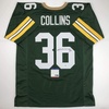 image:imageAutographedSigned Nick Collins Green Bay Green Football Jersey PSADNA COA