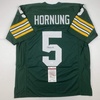 image:imageAutographedSigned Paul Hornung Green Bay Green Football Jersey JSA COA