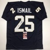 image:imageAutographedSigned Raghib Ismail Rocket Notre Dame Blue College Football Jersey JSA COA