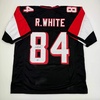 image:imageAutographedSigned Roddy White Atlanta Black Football Jersey Beckett BAS COA