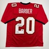 image:imageAutographedSigned Ronde Barber HOF 23 Tampa Bay Red Football Jersey Beckett BAS COA