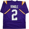 image:imageAutographedSigned Rueben Randle LSU Purple College Football Jersey Beckett BAS COA