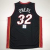 image:imageAutographedSigned Shaquille Shaq ONeal Miami Black Basketball Jersey Beckett BAS COA
