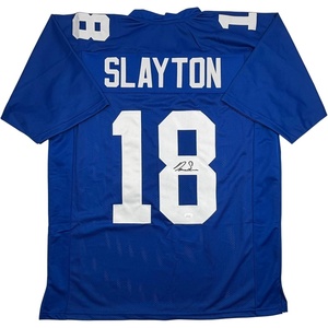 image:imageAutographedSigned Darius Slayton New York Blue Football Jersey JSA COA