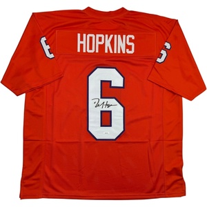 image:imageAutographedSigned DeAndre Hopkins Clemson Orange College Football Jersey JSA COA