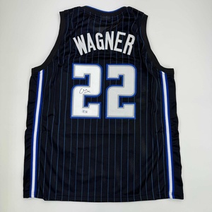 image:imageAutographedSigned Franz Wagner Orlando Black Basketball Jersey Beckett BAS COA