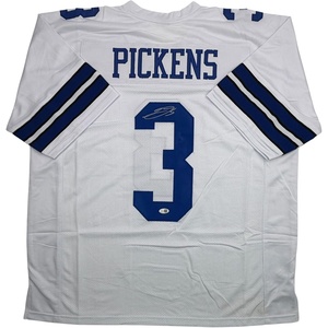 image:imageAutographedSigned George Pickens Dallas White Football Jersey JSA COA