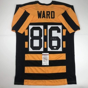 image:imageAutographedSigned Hines Ward Pittsburgh Bumble Bee Football Jersey JSA COA