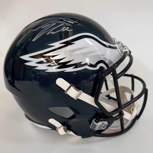 image:imageAutographedSigned Jason Kelce Philadelphia Eagles Full Size FS FS Replica Football Helmet JSA COA
