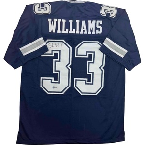 image:imageAutographedSigned Javonte Williams Dallas Blue Football Jersey Beckett BAS COA